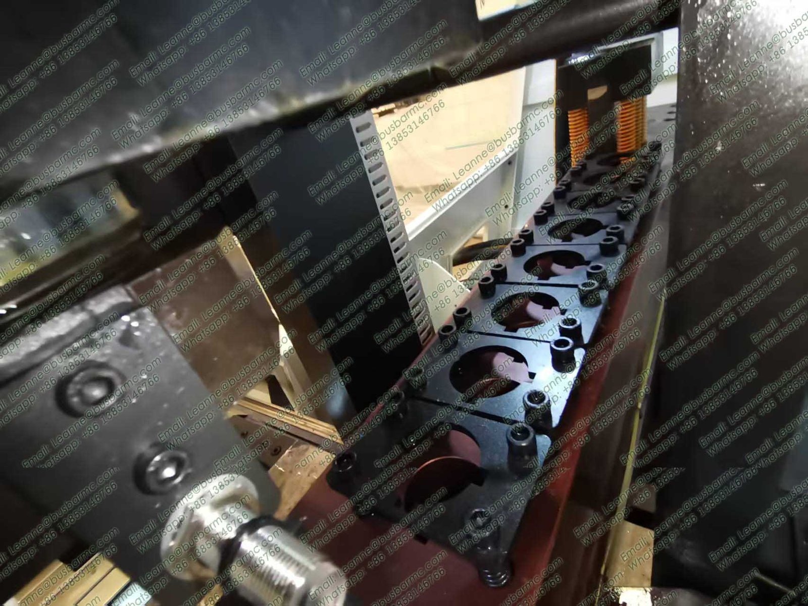 Processed Copper Busbar Samples CNC Punched Copper Bar